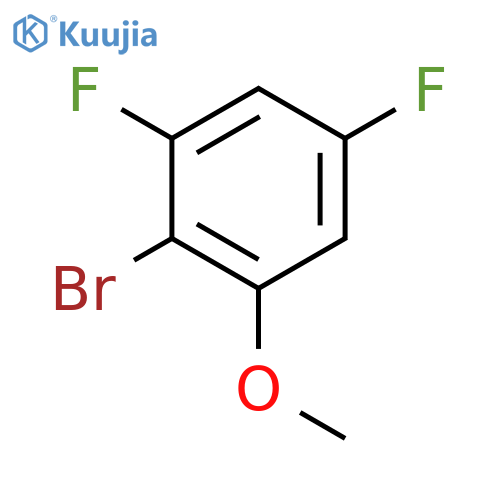 2-bromo-1,5-difluoro-3-methoxy-benzene structure