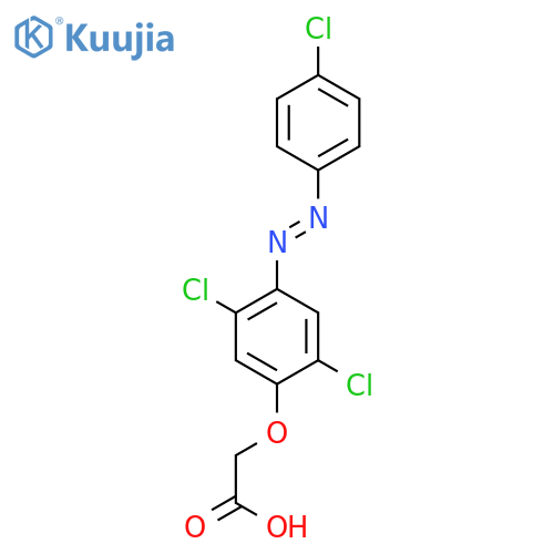 Acetic acid, [2,5-dichloro-4-[(4-chlorophenyl)azo]phenoxy]- structure