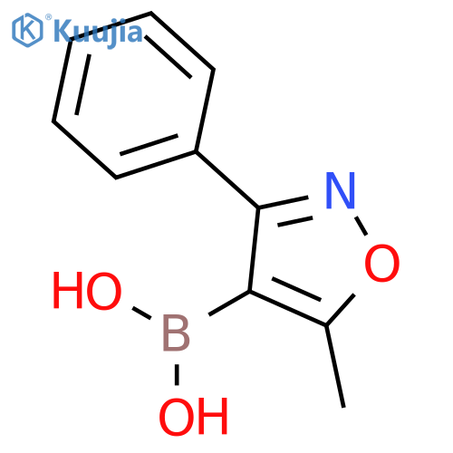 5-Methyl-3-phenyl-4-isoxazolylboronic acid structure