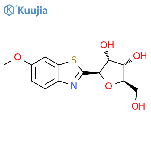D-Ribitol, 1,4-anhydro-1-C-(6-methoxy-2-benzothiazolyl)-, (1R)- structure