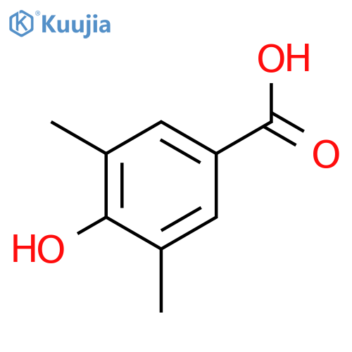 4-Hydroxy-3,5-dimethylbenzoic acid structure