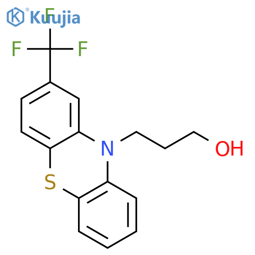 10H-PHENOTHIAZINE-10-PROPANOL, 2-(TRIFLUOROMETHYL)- structure