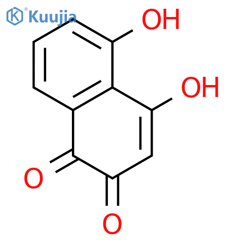 2,5-Dihydroxynaphthalene-1,4-dione structure