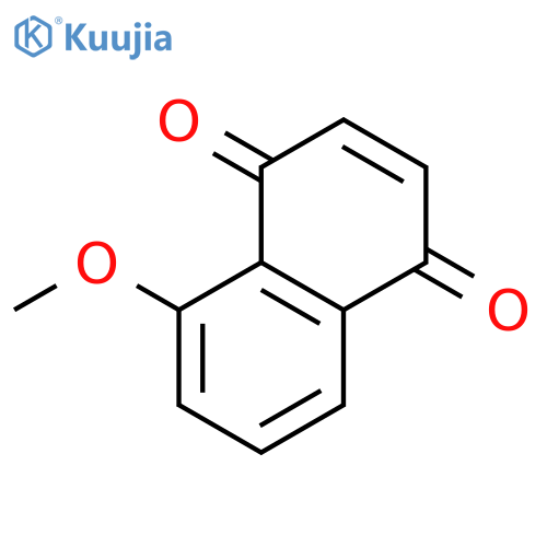 5-Hydroxy-1,4-naphthoquinone; Me ether structure
