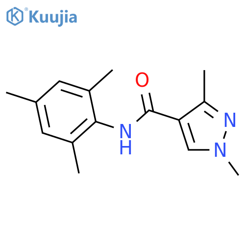 1,3-Dimethyl-1H-pyrazole-4-carboxylic acid (2,4,6-trimethyl-phenyl)-amide structure