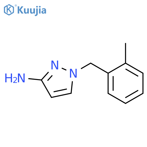1-(2-methylbenzyl)-1H-pyrazol-3-amine structure