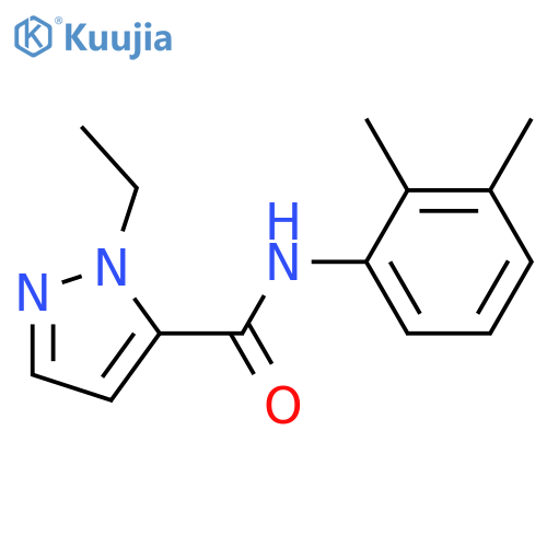 2-Ethyl-2H-pyrazole-3-carboxylic acid (2,3-dimethyl-phenyl)-amide structure