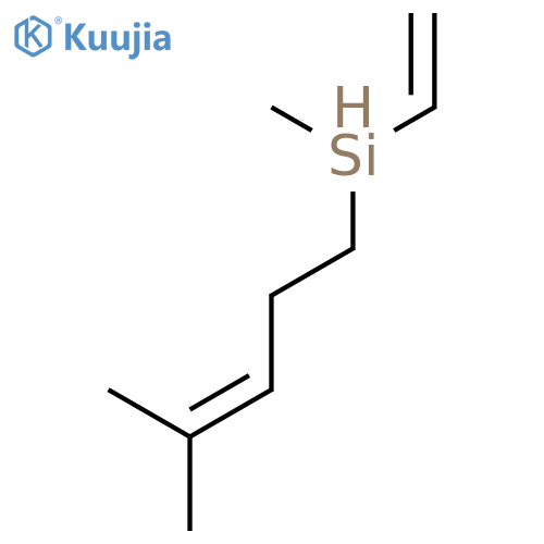 Silane, ethenylmethyl(4-methyl-3-pentenyl)- structure