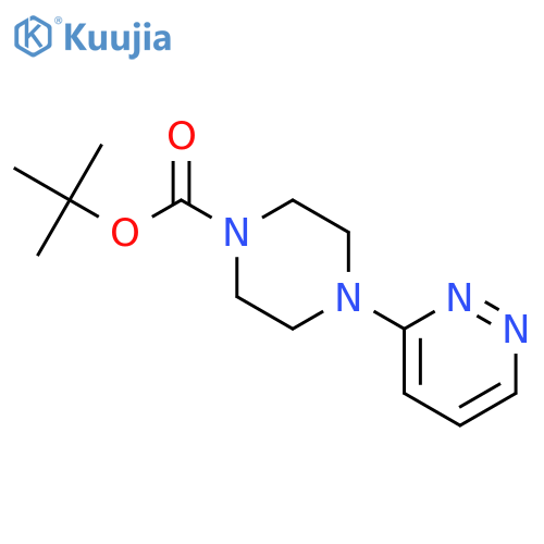 tert-butyl 4-(pyridazin-3-yl)piperazine-1-carboxylate structure