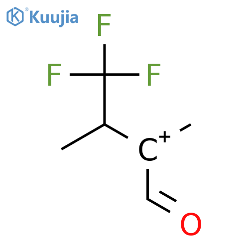 Propylium, 3,3,3-trifluoro-1-formyl-1,2-dimethyl- structure