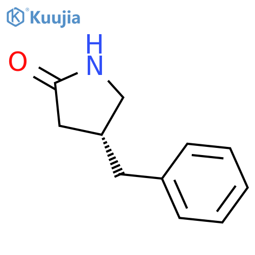 2-Pyrrolidinone, 4-(phenylmethyl)-, (4R)- structure