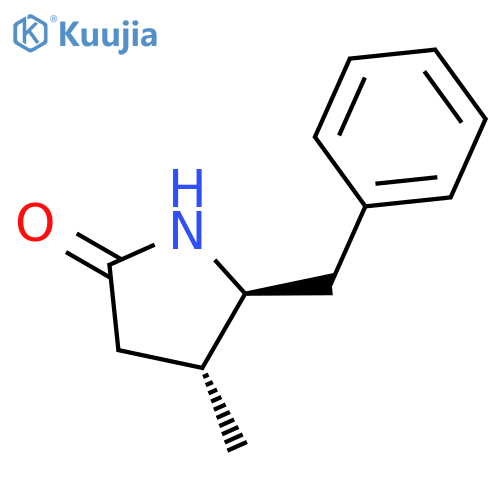 2-Pyrrolidinone, 4-methyl-5-(phenylmethyl)-, (4R,5S)- structure