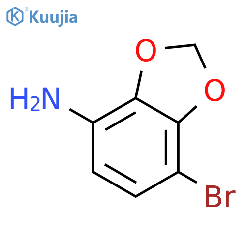 7-bromo-1,3-benzodioxol-4-amine structure