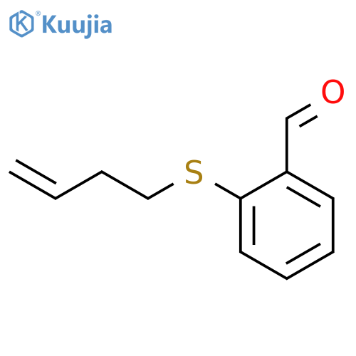 BENZALDEHYDE, 2-(3-BUTENYLTHIO)- structure