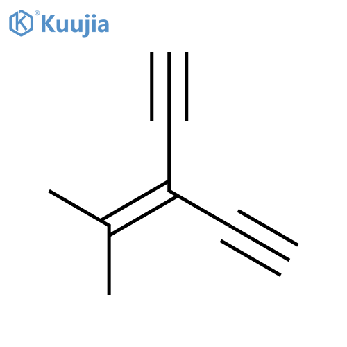 3-ethynyl-4-methyl-pent-3-en-1-yne structure