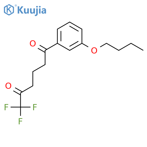 1,5-HEXANEDIONE, 1-(3-BUTOXYPHENYL)-6,6,6-TRIFLUORO- structure