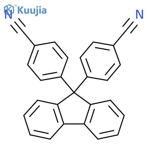 Benzonitrile, 4,4'-9H-fluoren-9-ylidenebis- structure