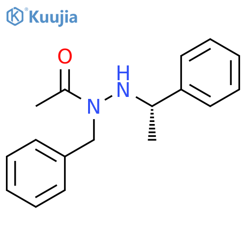 Acetic acid, 2-[(1S)-1-phenylethyl]-1-(phenylmethyl)hydrazide structure