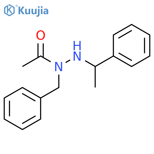 Acetic acid, 2-(1-phenylethyl)-1-(phenylmethyl)hydrazide structure