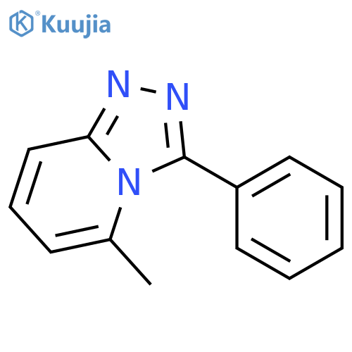 5-methyl-3-phenyl-[1,2,4]triazolo[4,3-a]pyridine structure