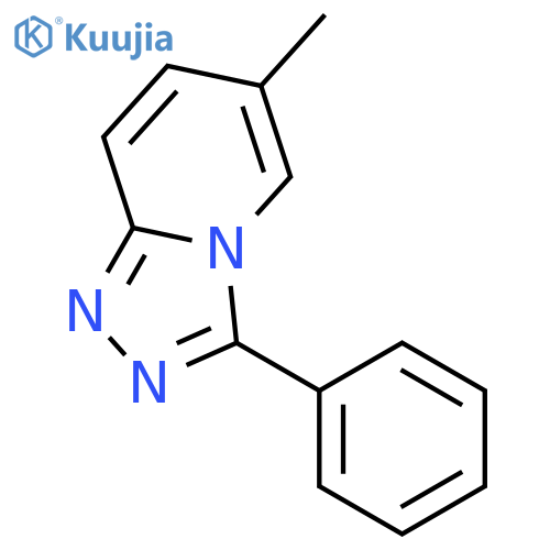 1,2,4-Triazolo[4,3-a]pyridine,6-methyl-3-phenyl- structure