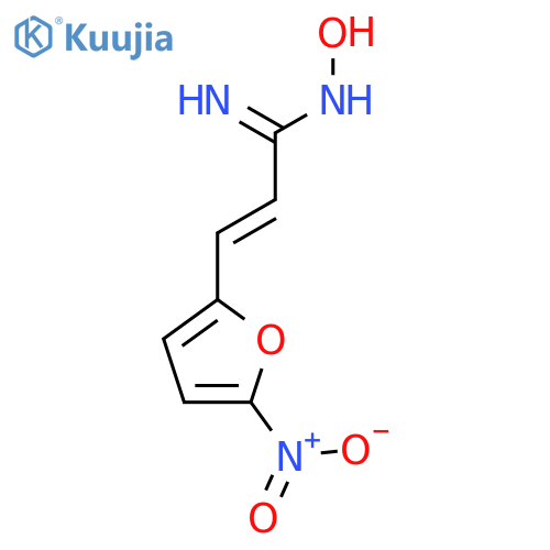 2-PROPENIMIDAMIDE, N-HYDROXY-3-(5-NITRO-2-FURANYL)- structure