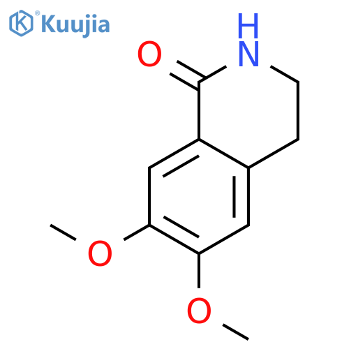 6,7-dimethoxy-3,4-dihydro-2H-isoquinolin-1-one structure