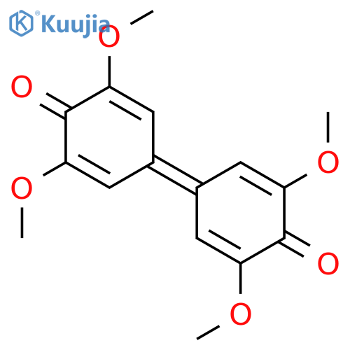 2,5-Cyclohexadien-1-one,4-(3,5-dimethoxy-4-oxo-2,5-cyclohexadien-1-ylidene)-2,6-dimethoxy- structure