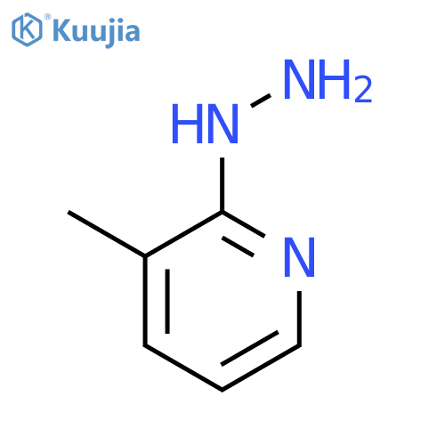 2-Hydrazinyl-3-methylpyridine structure