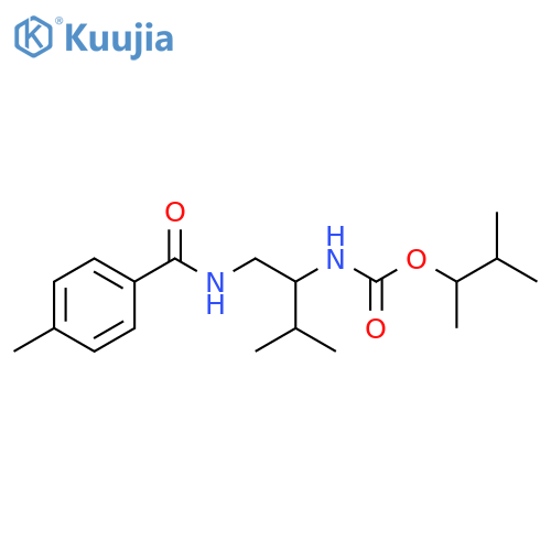 Carbamic acid, [2-methyl-1-[[(4-methylbenzoyl)amino]methyl]propyl]-,1,2-dimethylpropyl ester structure