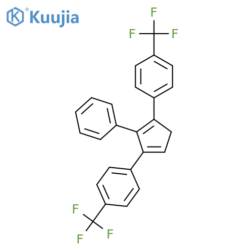 Benzene, 1,1'-(2-phenylcyclopentadiene-1,3-diyl)bis[4-(trifluoromethyl)- structure