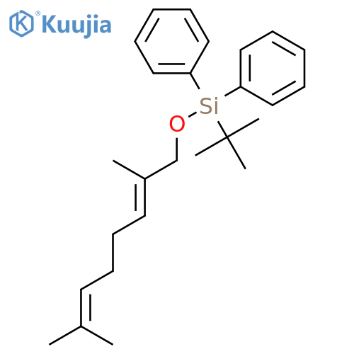 Silane, (1,1-dimethylethyl)[(2,7-dimethyl-2,6-octadienyl)oxy]diphenyl- structure