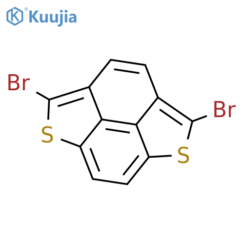 Naphtho[1,8-bc:4,5-b'c']dithiophene, 2,5-dibromo- structure