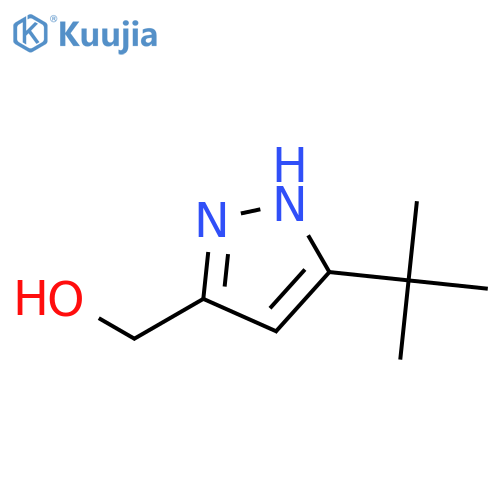 (3-(tert-butyl)-1H-pyrazol-5-yl)methanol structure