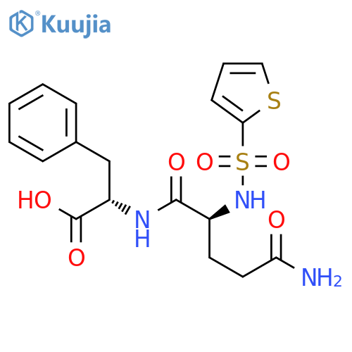 L-Phenylalanine, N2-(2-thienylsulfonyl)-L-glutaminyl- structure
