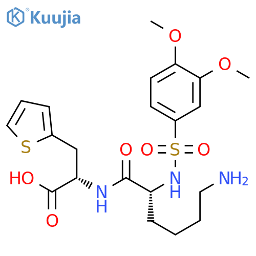 L-ALANINE, N2-[(3,4-DIMETHOXYPHENYL)SULFONYL]-D-LYSYL-3-(2-THIENYL)- structure