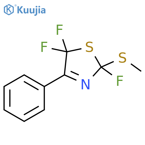 Thiazole, 2,5,5-trifluoro-2,5-dihydro-2-(methylthio)-4-phenyl- structure
