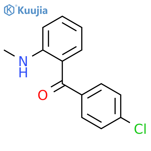 Methanone, (4-chlorophenyl)[2-(methylamino)phenyl]- structure