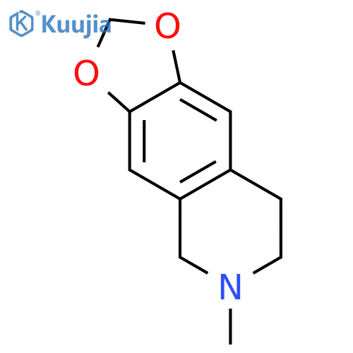 6-Methyl-5,6,7,8-tetrahydro-[1,3]dioxolo[4,5-g]isoquinoline structure
