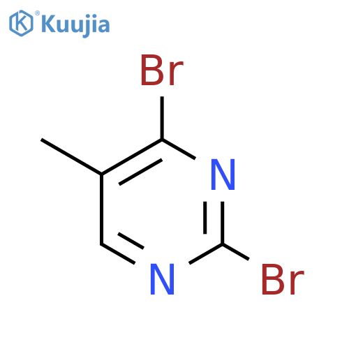 2,4-Dibromo-5-methylpyrimidine structure