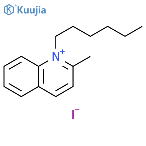 Quinolinium, 1-hexyl-2-methyl-, iodide structure