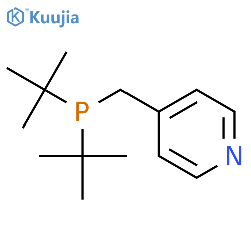 Pyridine, 4-[[bis(1,1-dimethylethyl)phosphino]methyl]- structure