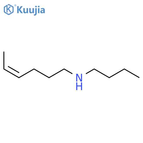 4-Hexen-1-amine, N-butyl-, (4Z)- structure
