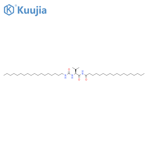 Octadecanamide,N-[(2S)-3-methyl-2-[[(octadecylamino)carbonyl]amino]-1-oxobutyl]- structure