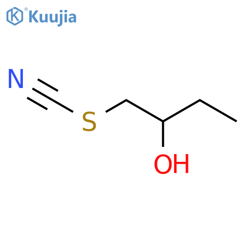 Thiocyanic acid, 2-hydroxybutyl ester structure
