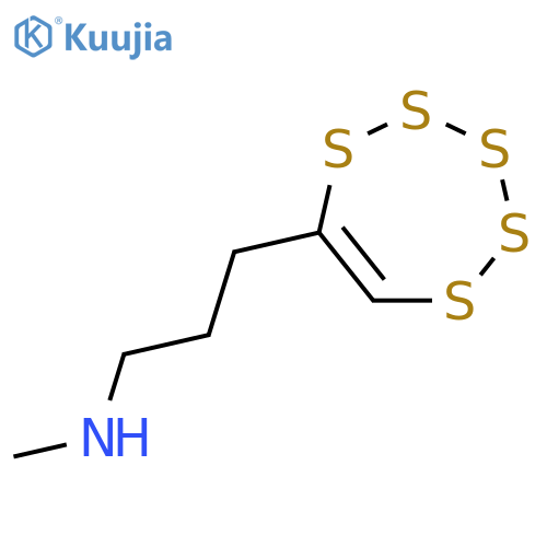 1,2,3,4,5-PENTATHIEPIN-6-PROPANAMINE, N-METHYL- structure