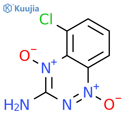 1,2,4-Benzotriazin-3-amine, 5-chloro-, 1,4-dioxide structure