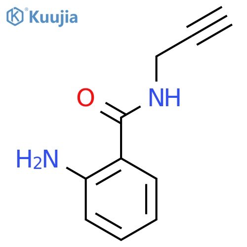 2-Amino-N-(2-propynyl)benzenecarboxamide structure