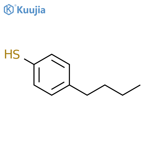 Benzenethiol, 4-butyl- structure