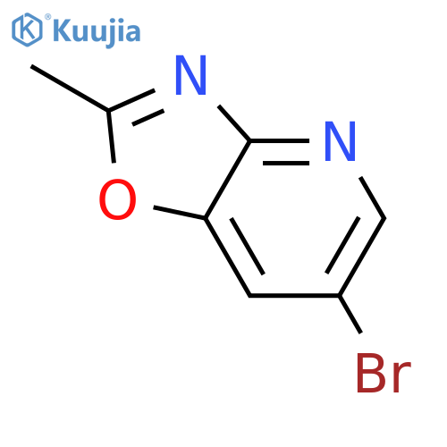 6-Bromo-2-methyloxazolo4,5-bpyridine structure